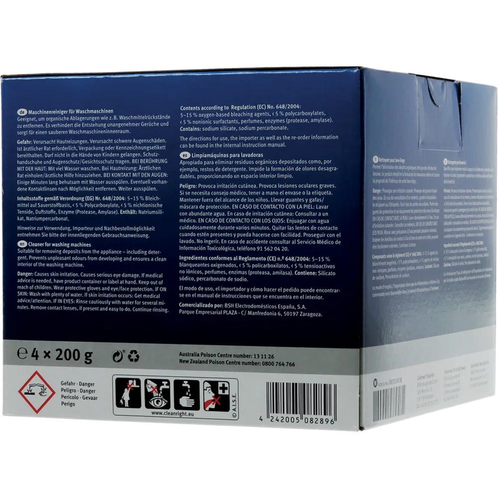 Siemens Waschmaschinenreiniger 00311928 (4x200g)