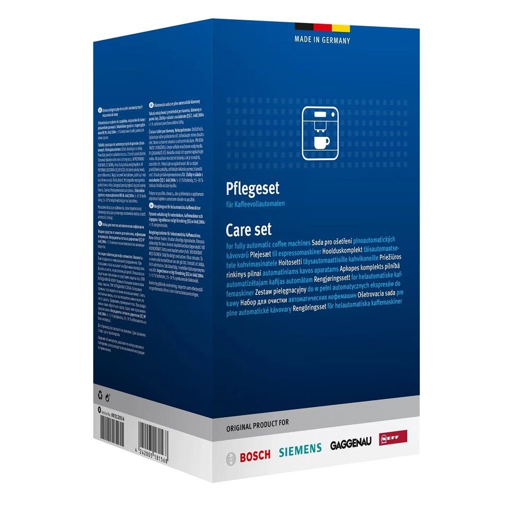 Bosch Pflegeset Kaffeemaschine Reinigunstabletten + Entkalker