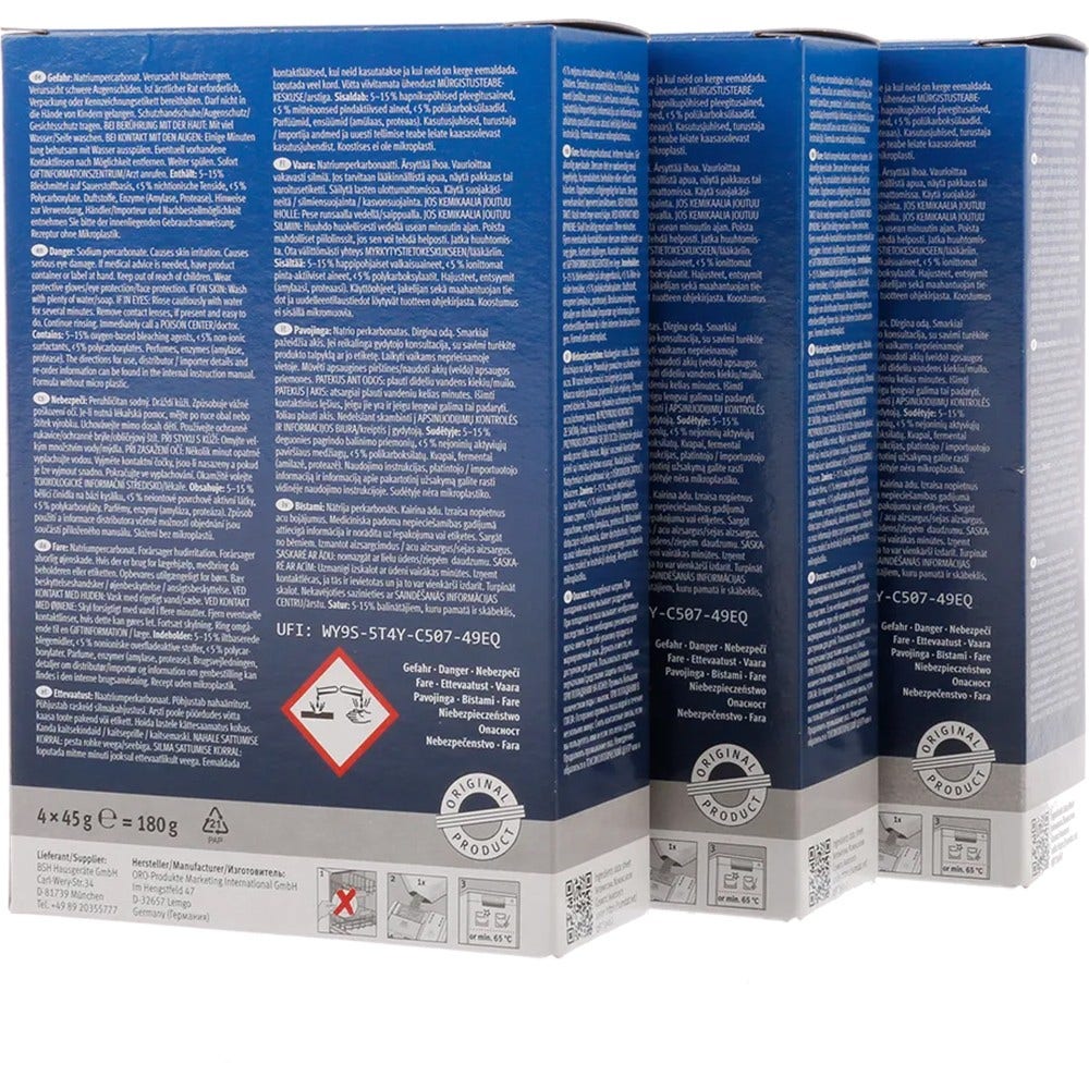 Neff Maschinenreiniger Geschirrspüler 00312257 (12x45g)