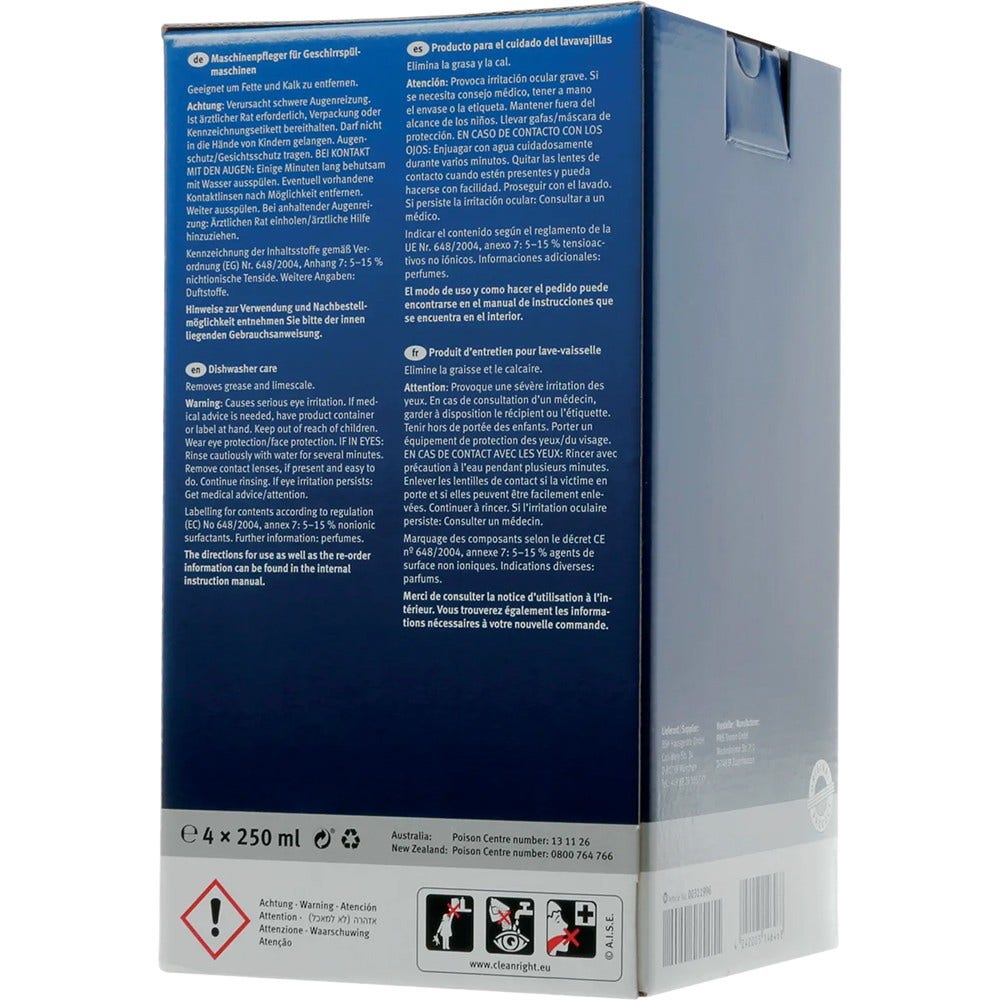 Siemens Geschirrspüler-Reiniger 00312362 (4x250 ml)
