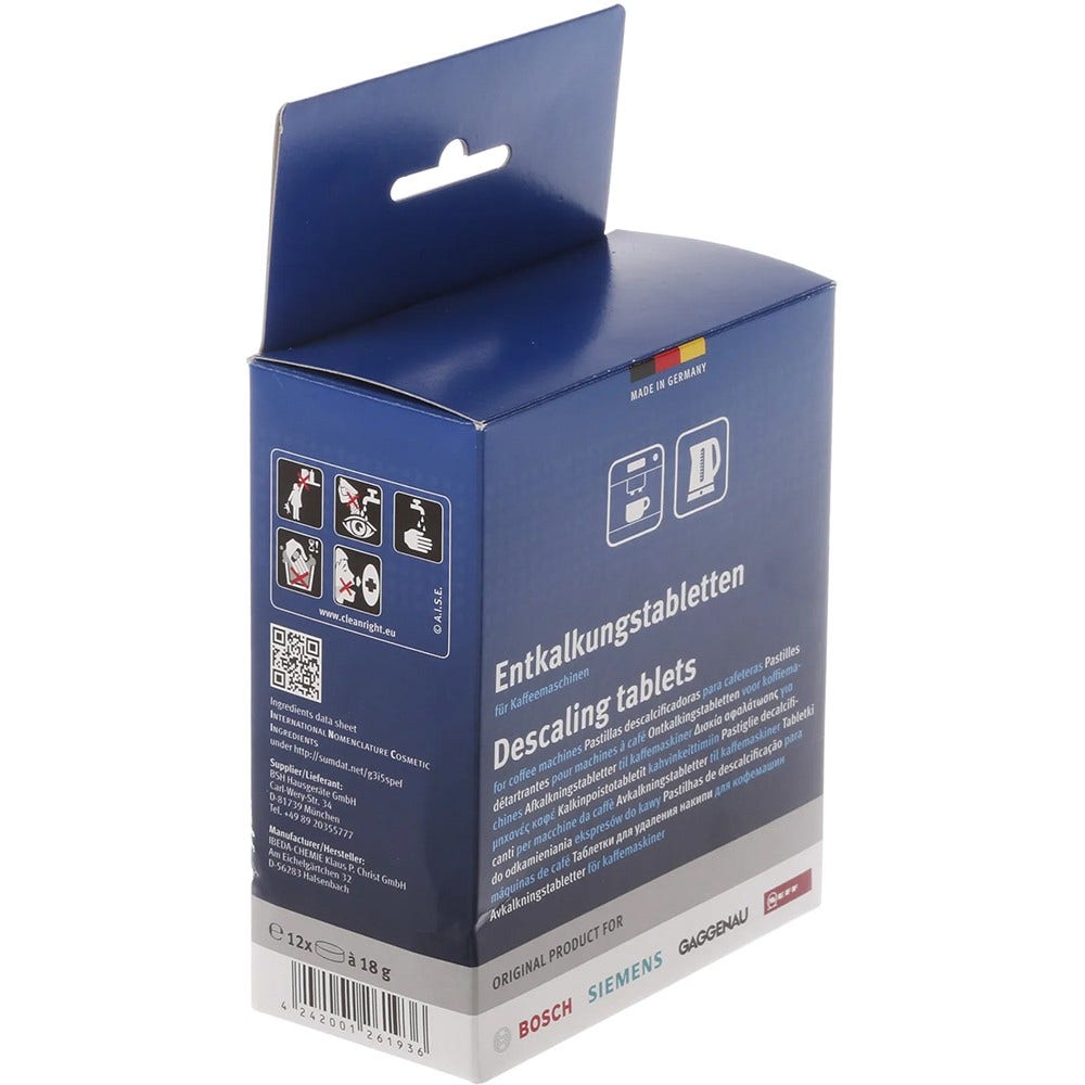 Bosch Entkalkungstabletten 00312454 (12x18g)