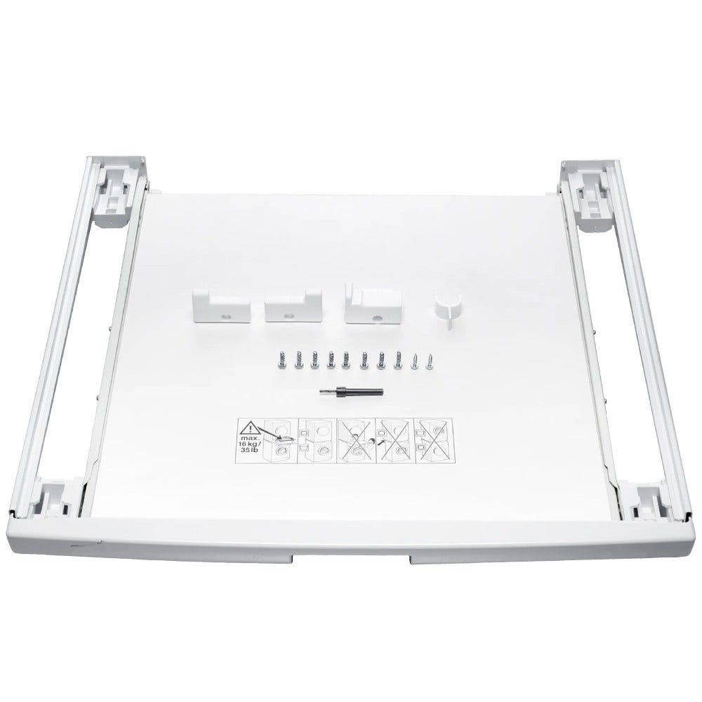 Siemens Abstandshalter mit Verlängerungsplatte für Waschmaschine und Trockner 00574010