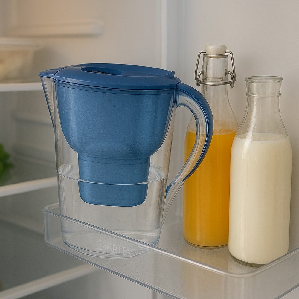 BRITA Marella Wasserfilter XL Kanne Bla + MAXTRA PRO Filterkartusche 1051122