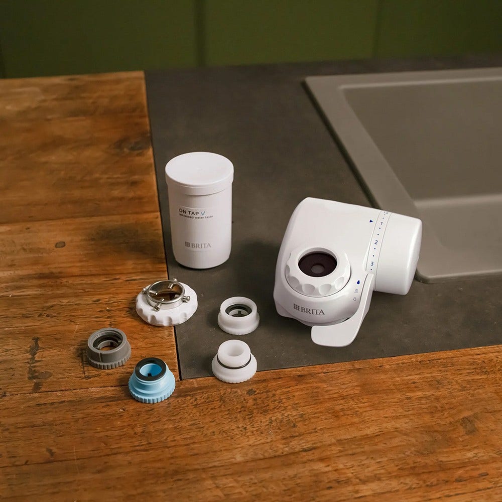 BRITA ON TAP V Wasserfiltersystem >60 Mikron + 3x Wasserfilterpatrone