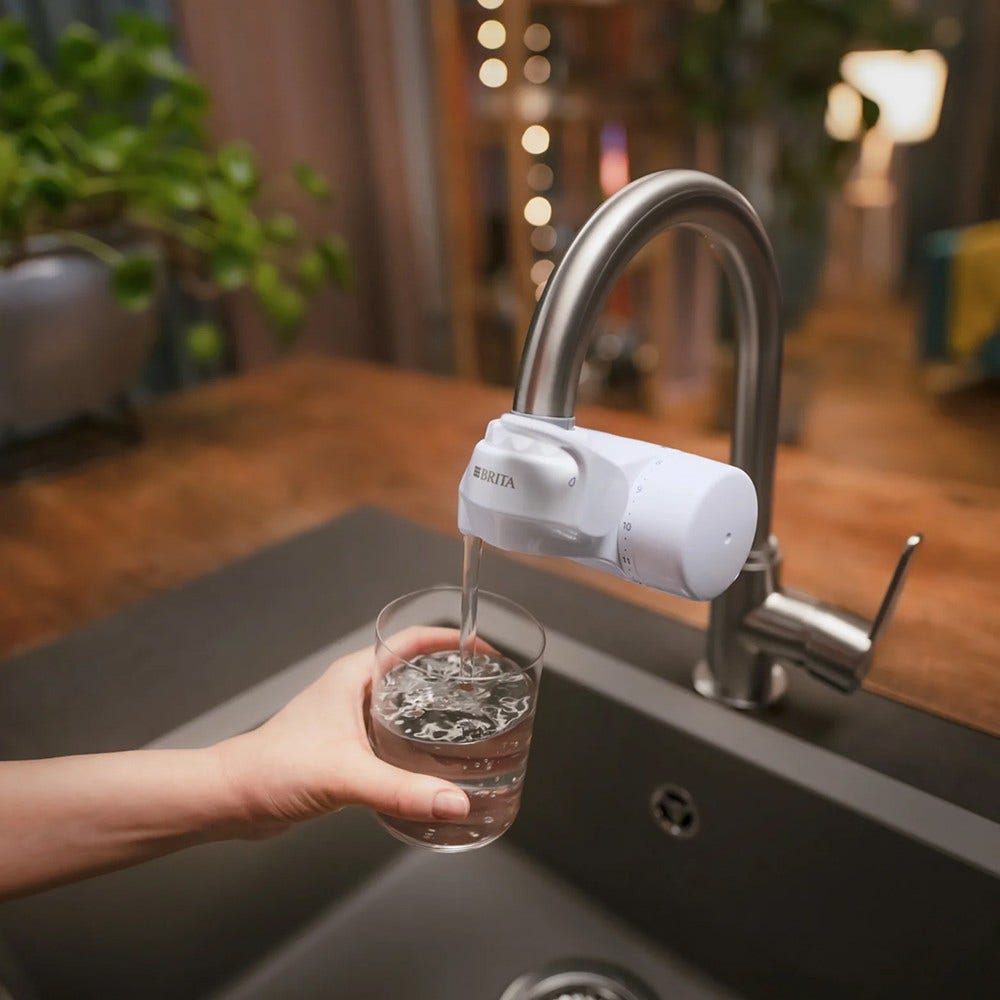 BRITA ON TAP V Wasserfiltersystem >60 Mikron + 3x Wasserfilterpatrone