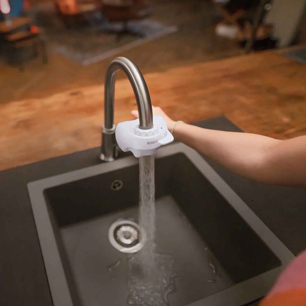 BRITA ON TAP V Wasserfiltersystem >60 Mikron + 3x Wasserfilterpatrone