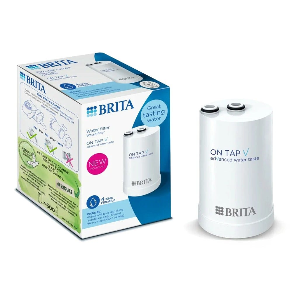 BRITA ON TAP V Wasserfiltersystem >60 Mikron + 3x Wasserfilterpatrone