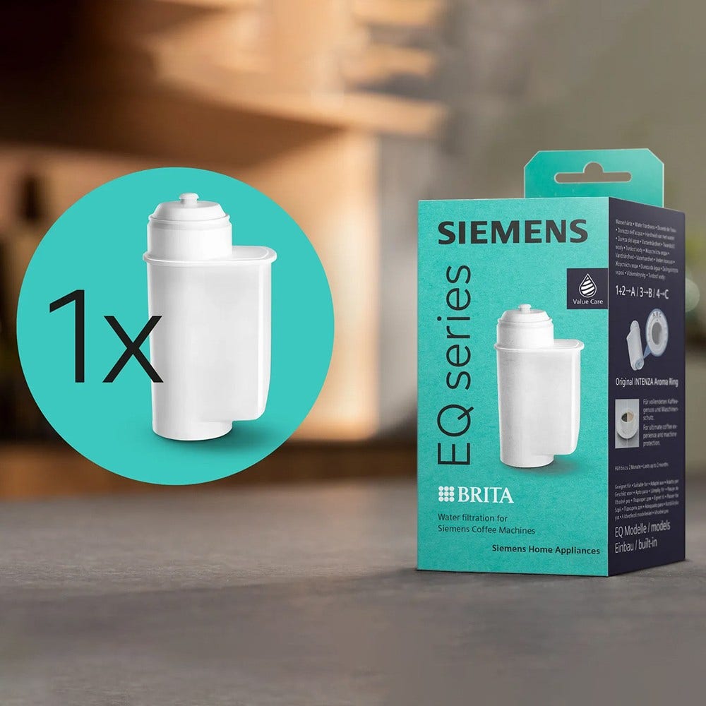 AQUALTRA Wasserfilter 4er Set Für Siemens EQ Serie - Kompatibel Mit EQ3, EQ6, EQ9 Und Bosch Kaffeemaschinen