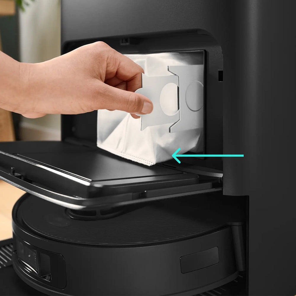 Bosch antibakterielle Staubbeutel geeignet für Spotless Roboterstaubsauger (3 Stk.) | 17009040, BHZRDBAB