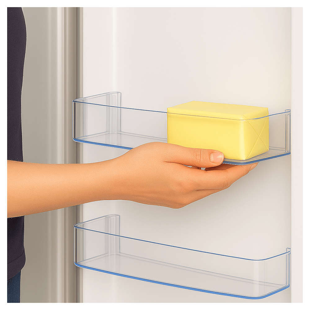 Butterfach für Kühlschrank geeignet für Ikea 490x82mm TYLLSNÄS