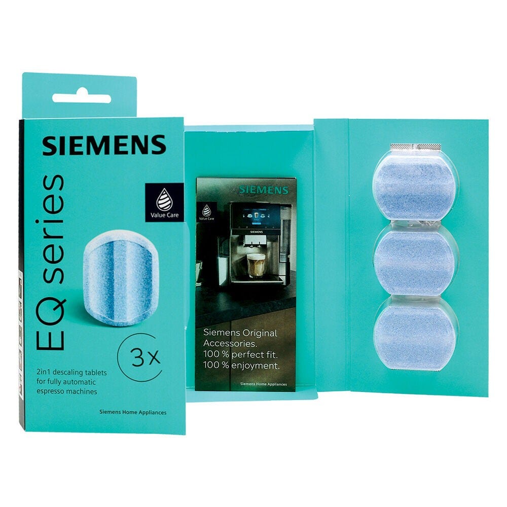 Siemens EQ. Series Entkalkungstabletten 2-in-1 00312094 / TZ80002A / 00576693 (3st.)