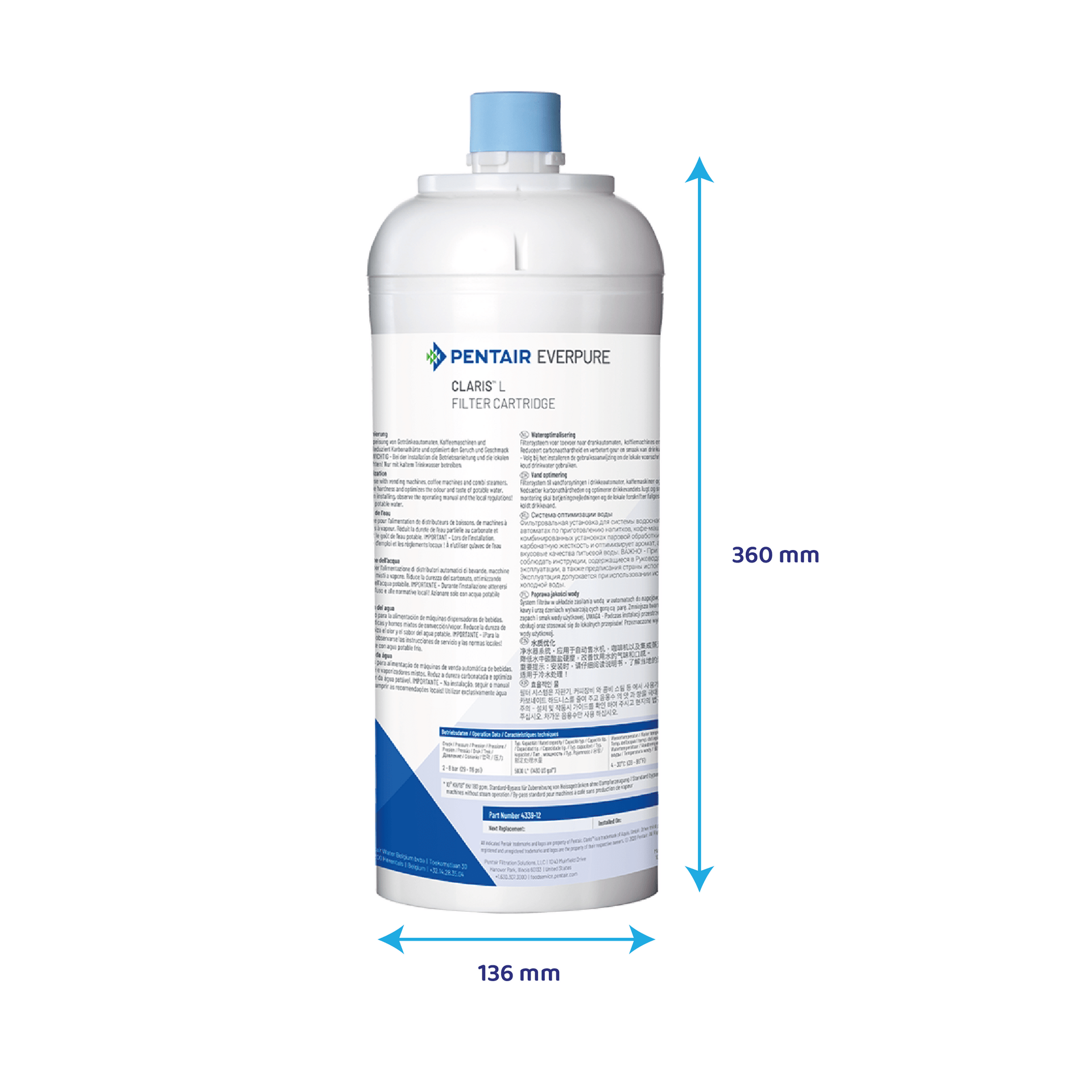 Everpure Claris L Large Wasserfilter 4339-12