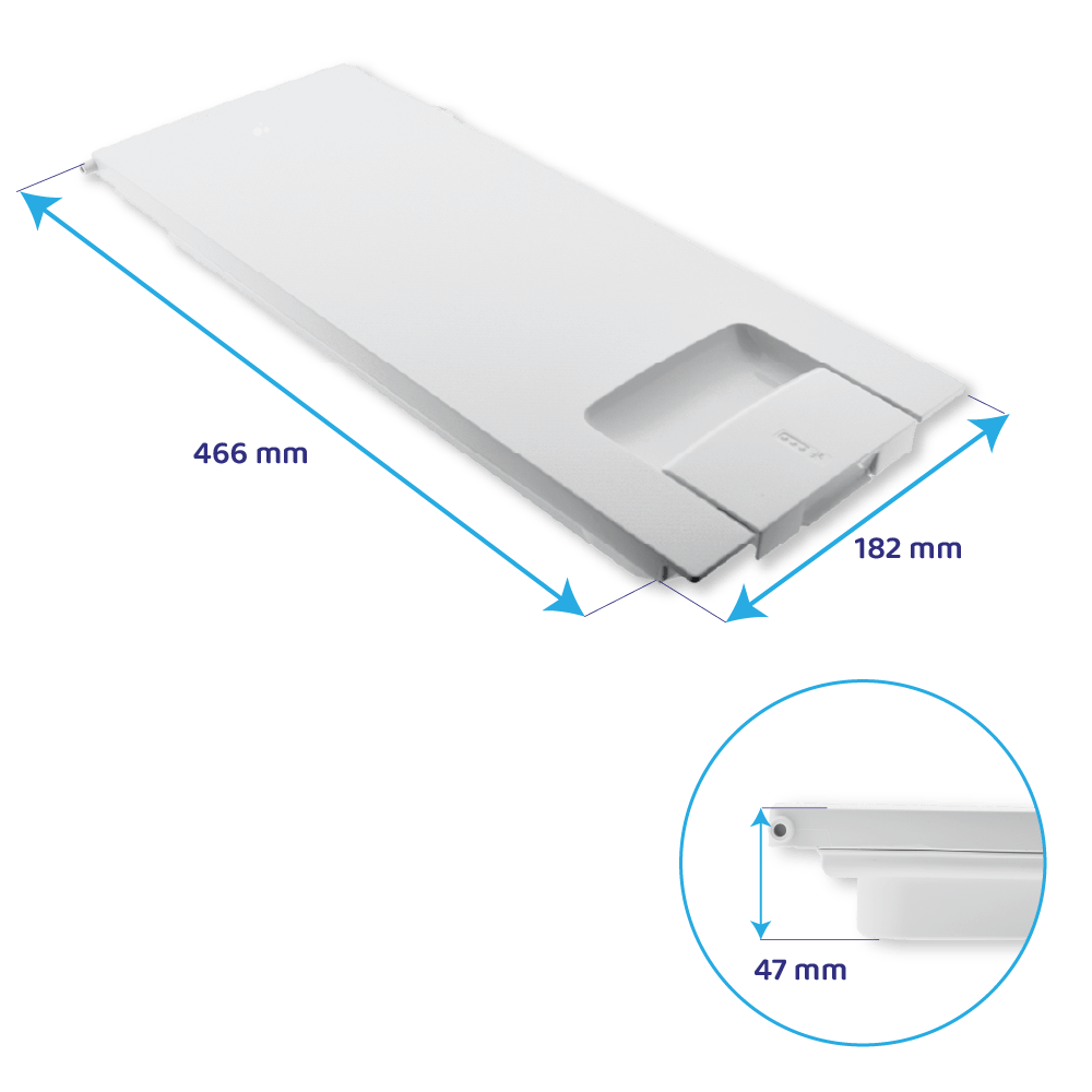 Siemens Gefrierfachtür Kühlschrank 466x182mm 447344