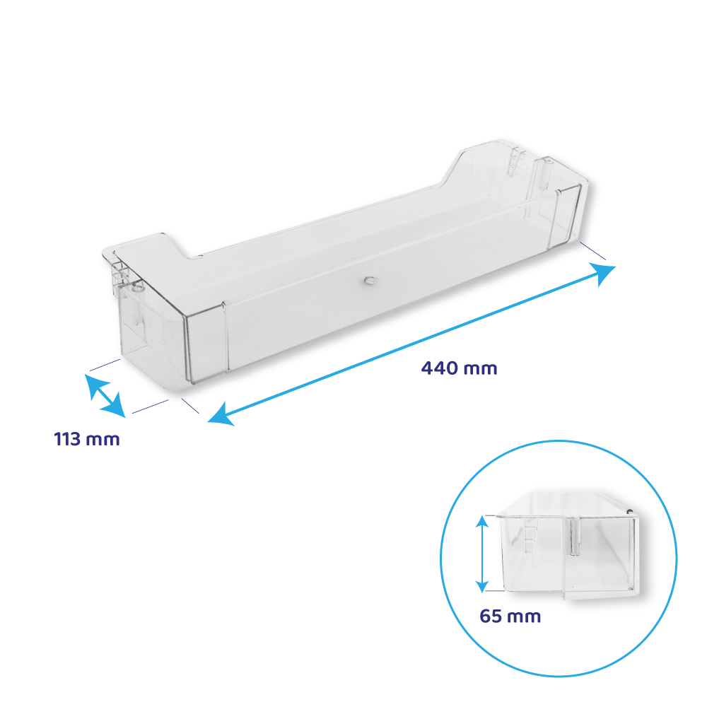 Whirlpool Flaschenhalter für Kühlschrank 440x113mm / 481010476967