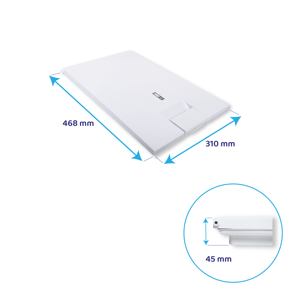 Bauknecht Gefrierfachtür 468x310mm / 481244079243
