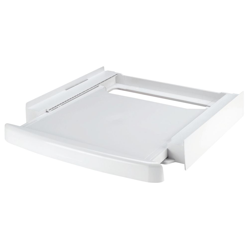 Wpro SKN101 - Waschmaschinenzubehör/ Verbindungsrahmen m. Ablage / Waschmaschine und Trockner/ Universell für alle Marken/ 60x60cm