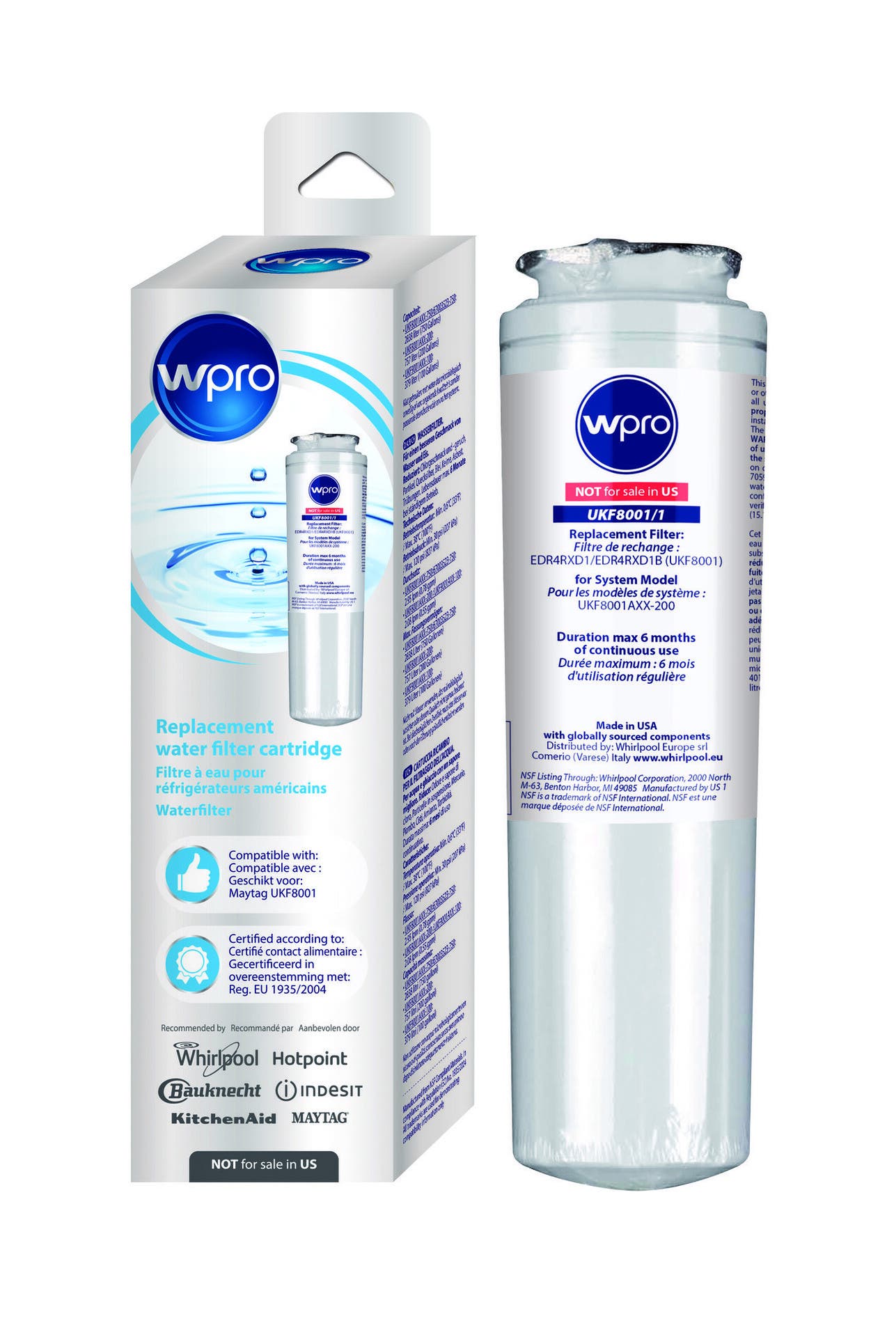 Whirlpool Kühlschrank Wasserfilter UKF8001