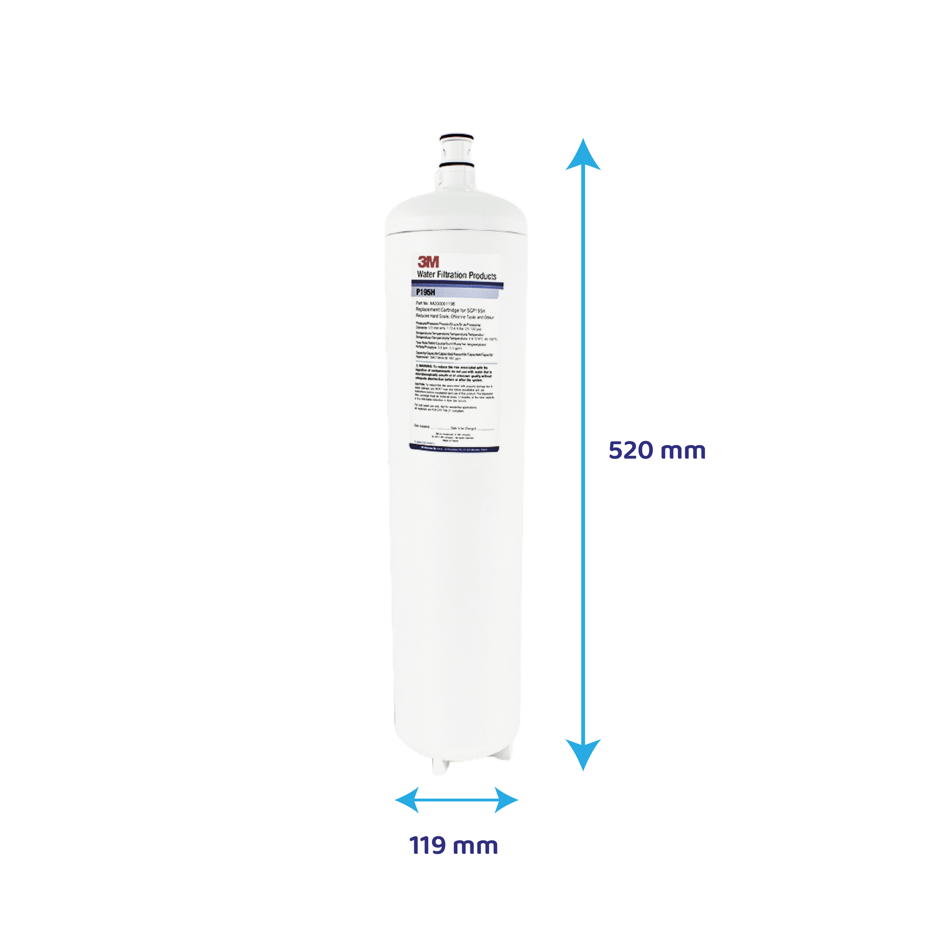 3M™ ScaleGard™ Pro Wasserfilter P195H H+