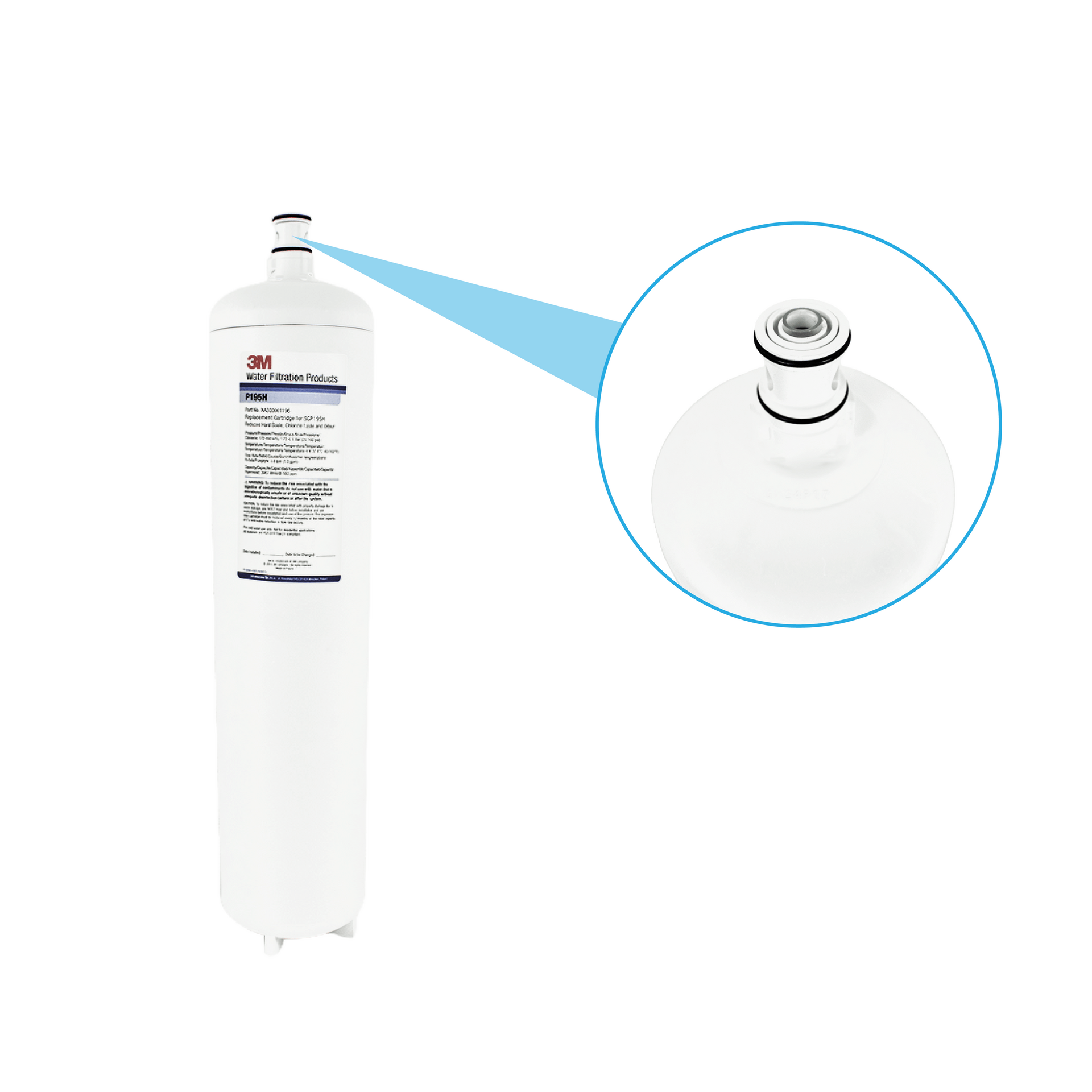 3M™ ScaleGard™ Pro Wasserfilter P195H H+