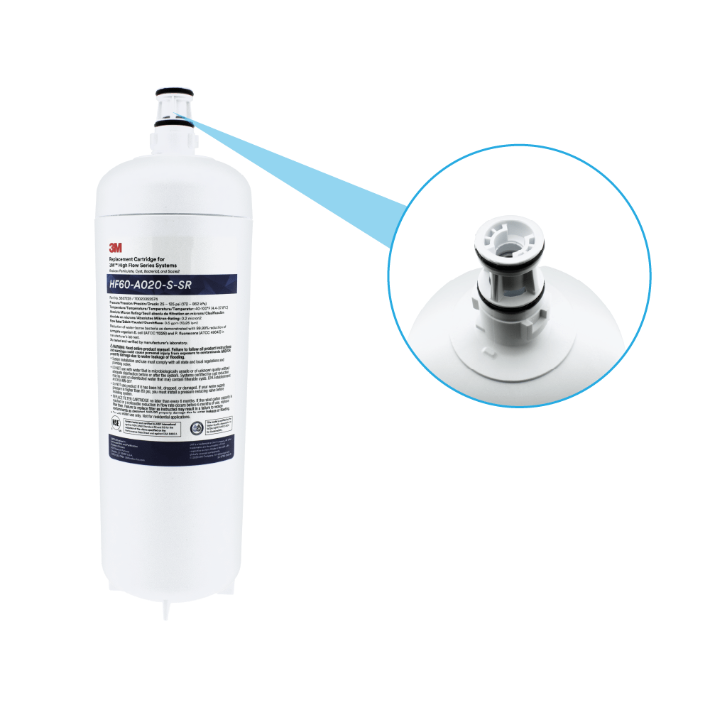3M™ High Flow Carbonless Absolute Wasserfilter HF60-A020-S-SR / 5637225