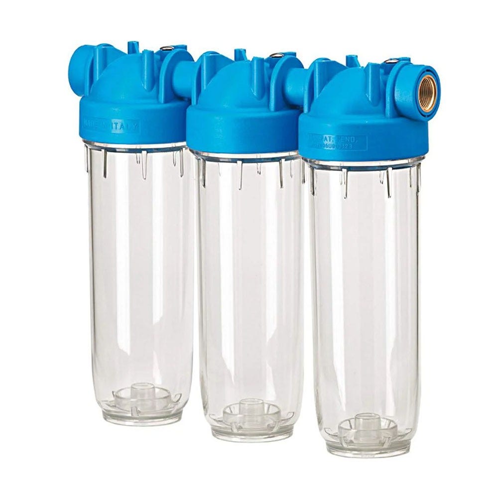 Purway DP 10 Trio 3/4 OT TS Dreifach-Filtergehäuse