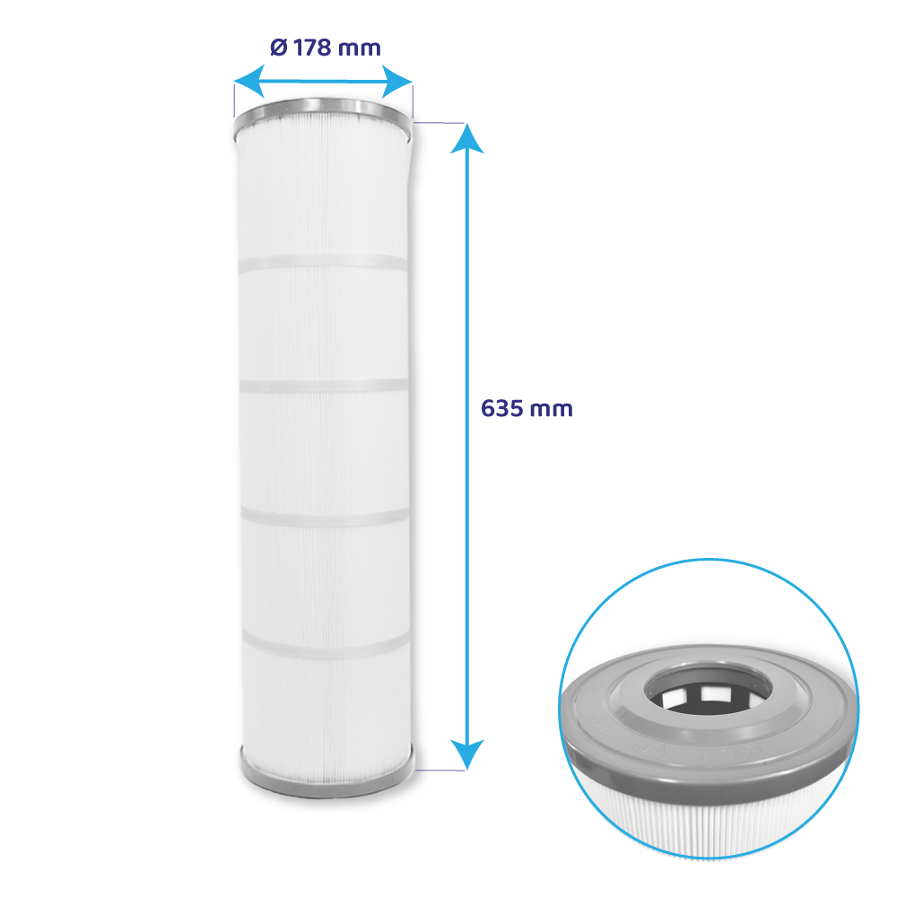 Emaux ELITE Pool Filter Galaxy ICF430 / 914100009 (4 St.)