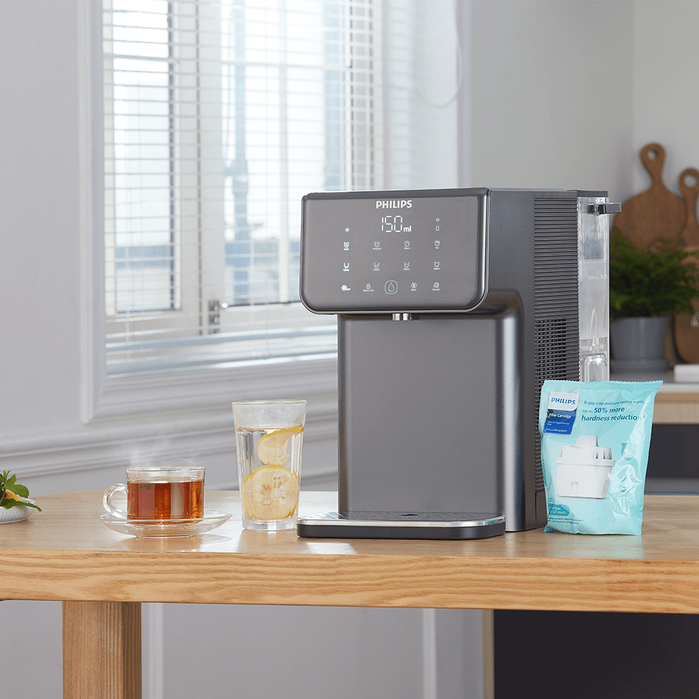 Philips All-in-One-Wasserstation Hot + Cold ADD5981GR (Filter PFAS) kompatibel mit BRITA