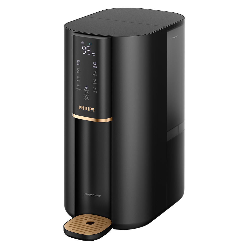 Philips Umkehrosmose-Wasserstation ADD6901HBK01, Aquaporin Inside®: Eliminiert bis zu 110 Substanzen, sofortige Erhitzung