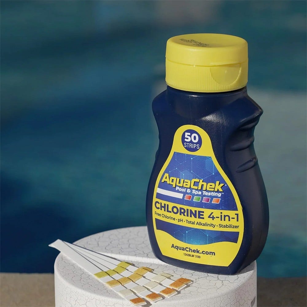 AquaChek Yellow 4-in-1 Teststreifen (50 Stück)
