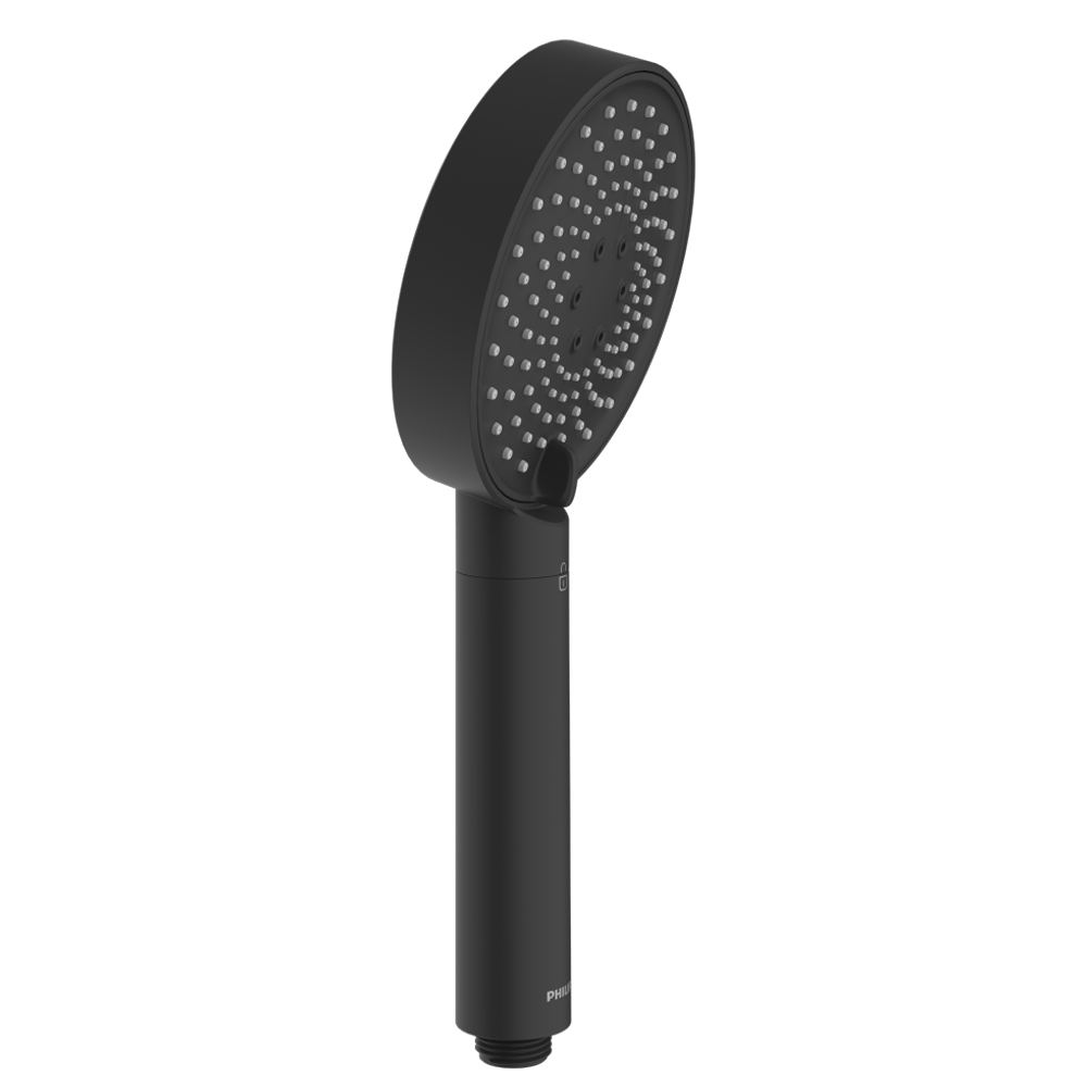 Philips Duschbrause mit Filter Schwarz ASH1516BK (reduzierter Chlor-, Blei- und Pestizidgehalt)
