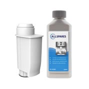 Pflegeset für Kaffeemaschinen | INTENZA+ Filter CA6702 + Entkalker (250 ml) von AllSpares| geeifgnet für Philips & Saeco