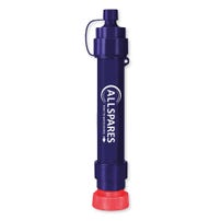 AllSpares Outdoor-Wasserfilter abnehmbare 4-Stufen 0,1-Mikron tragbare Wasserfilter Camping, 5.000L Wasserreiniger Survival Ausrüstung für Wandern Camping Reisen und Notfall