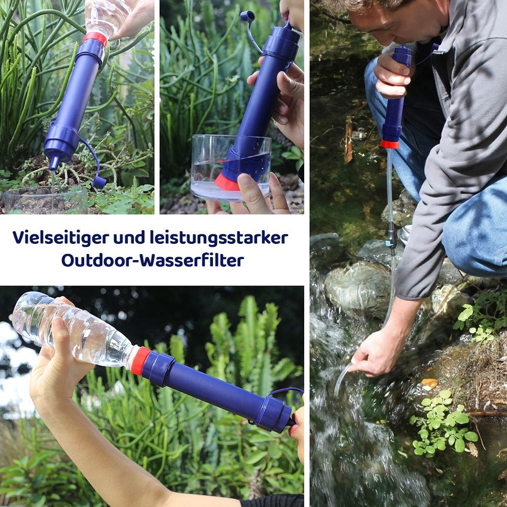 Wasserfilter Notfallpaket Large - Prepper-Paket mit Wasserfiltern für Notsituationen