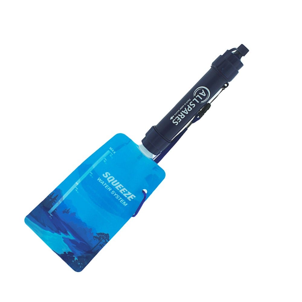 AllSpares Wasserflasche 0,65L Squeezable Pouch AS-ADV030 (3 St.)