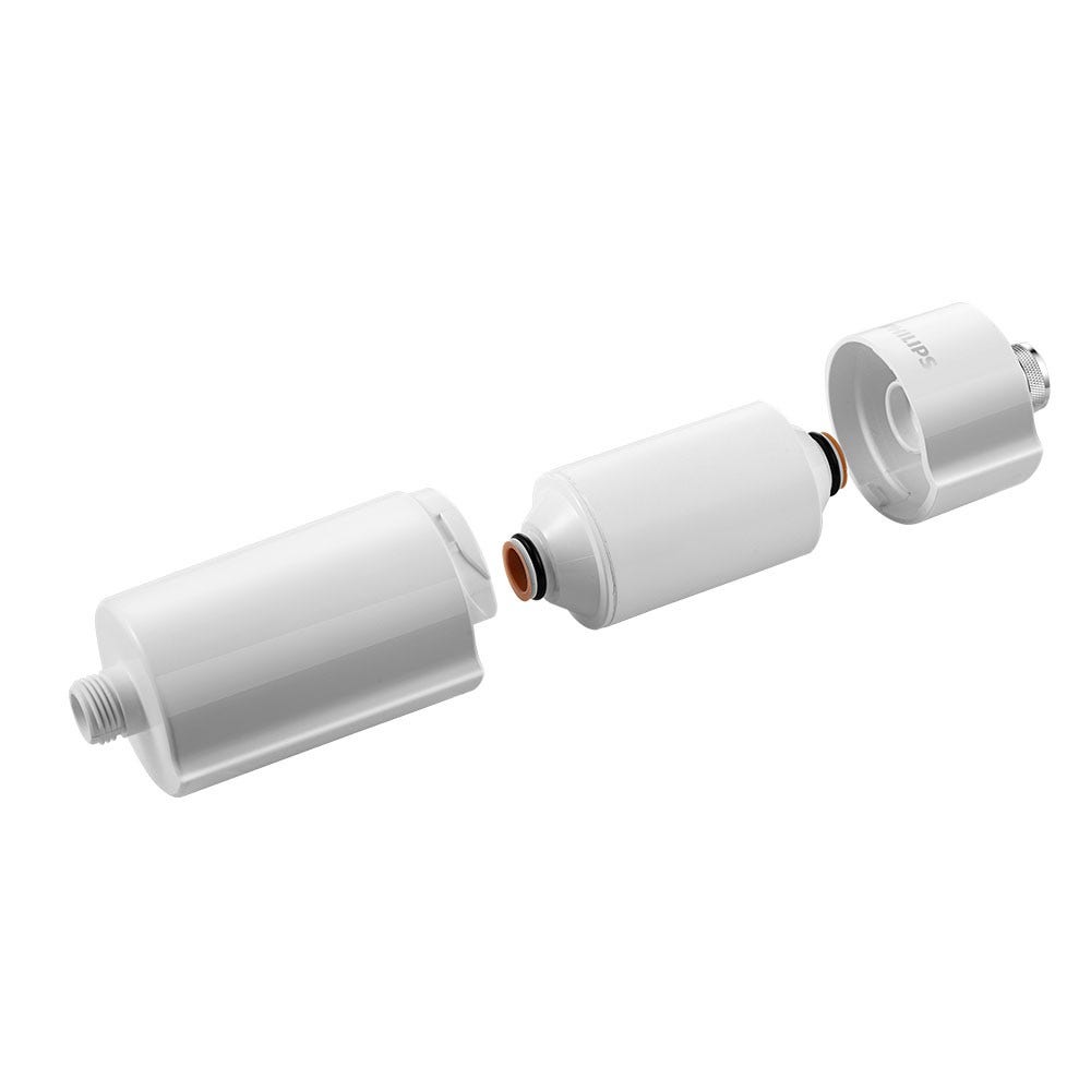Philips Duschfilter Weiß + 3 Filter – Universell