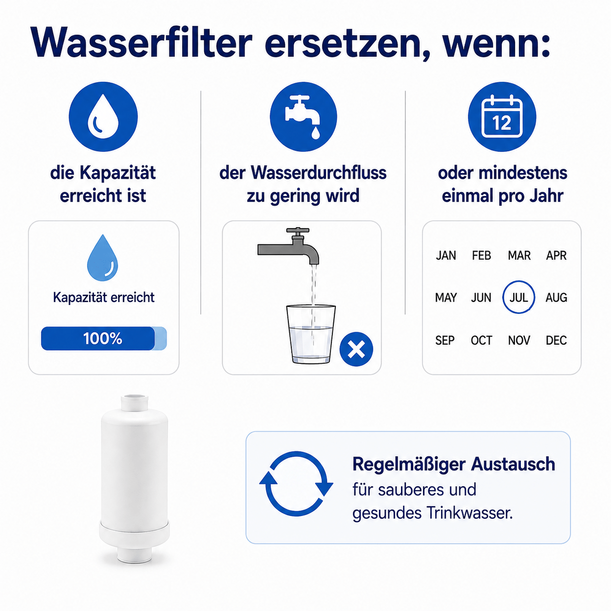 Fluorid- und Arsen-Wasserfilter (2St.) geeignet für Schwerkraftfiltersystem Berkey®