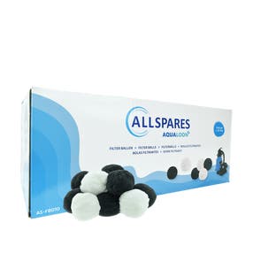 Filterbälle Innovation Duo 700 g = 25 kg Filtersand ersetzen | Weiß: Feinstfilterung, Schwarz: Geruchsneutralisation