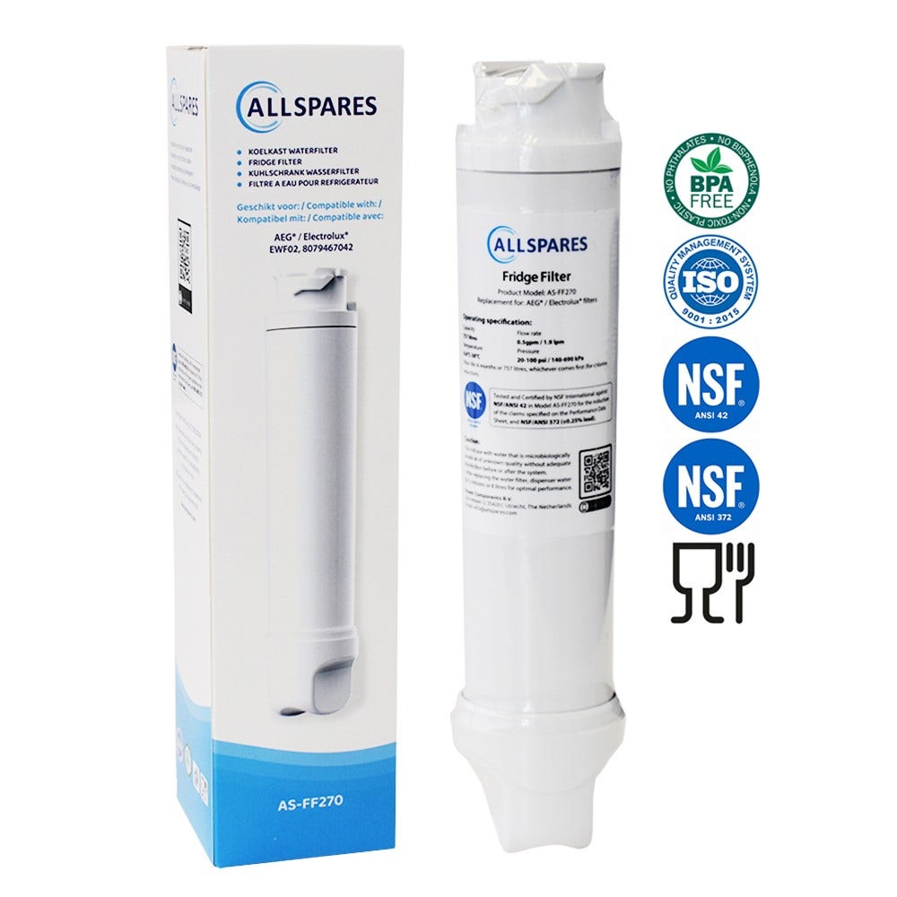 Kühlschrank Wasserfilter geeignet für Electrolux EWF02 / 8079467042