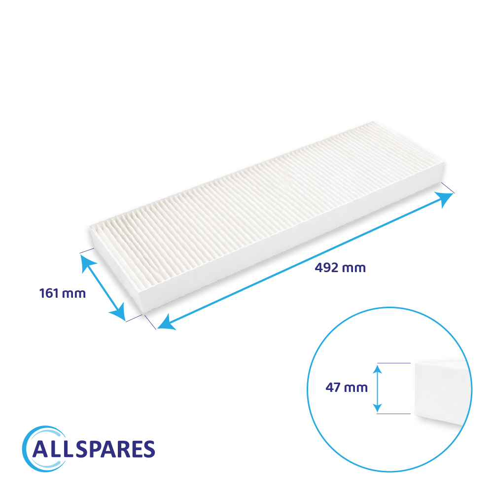 Filter F9/G4 geeignet für Vaillant RecoVAIR VAR 260/4 / 360/4on AllSpares (2St.)