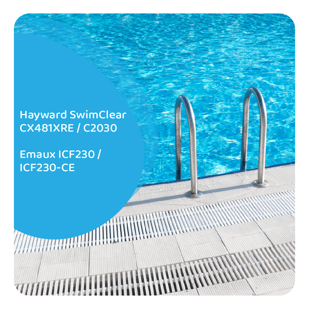 Pool Filterkartusche geeignet für Hayward SwimClear CX481XRE / C2030