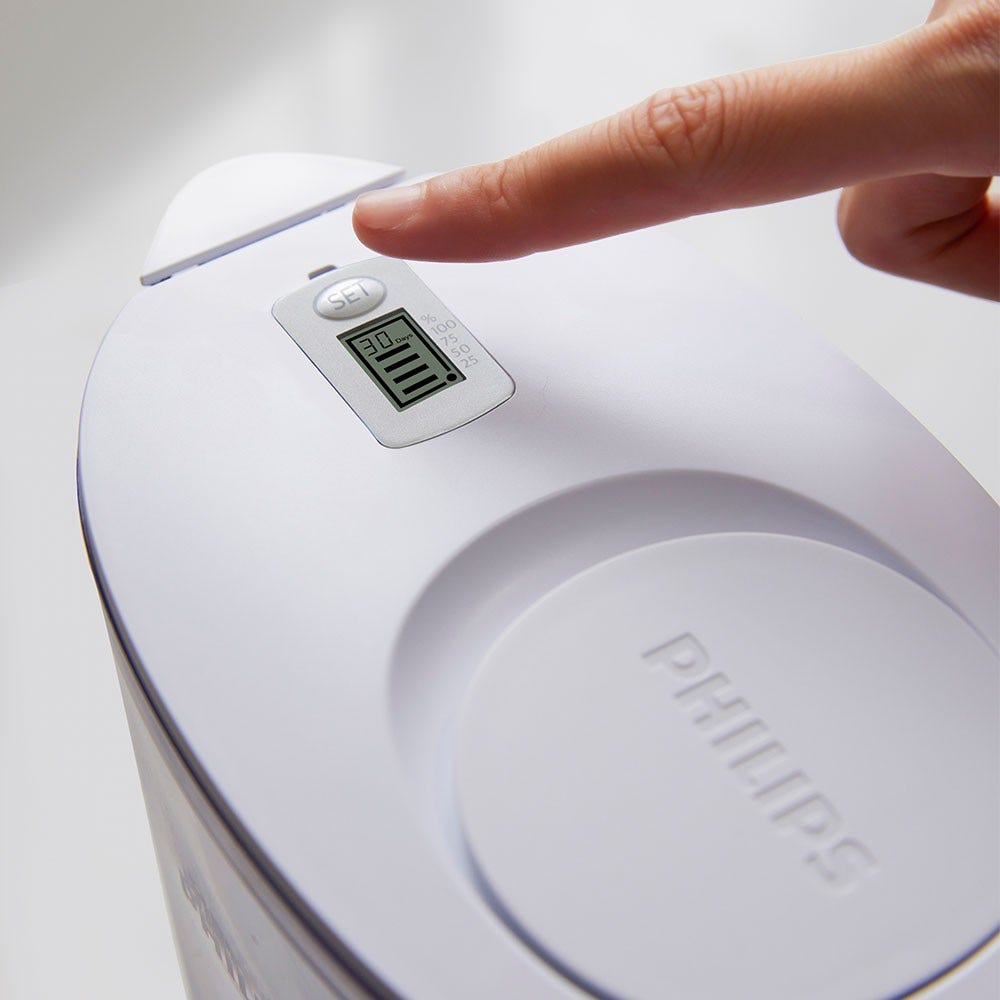 Philips Wasserfilter Kanne 2.6L + 6Micro X-Clean Wasserfilter (filtert PFAS) AWP2933WHT6