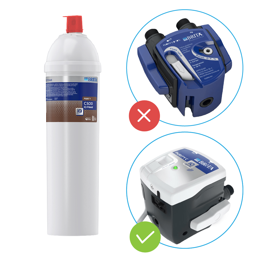 BRITA PURITY C300 iQ Finest Filterkartusche geeignet für iQ-Filterkopf