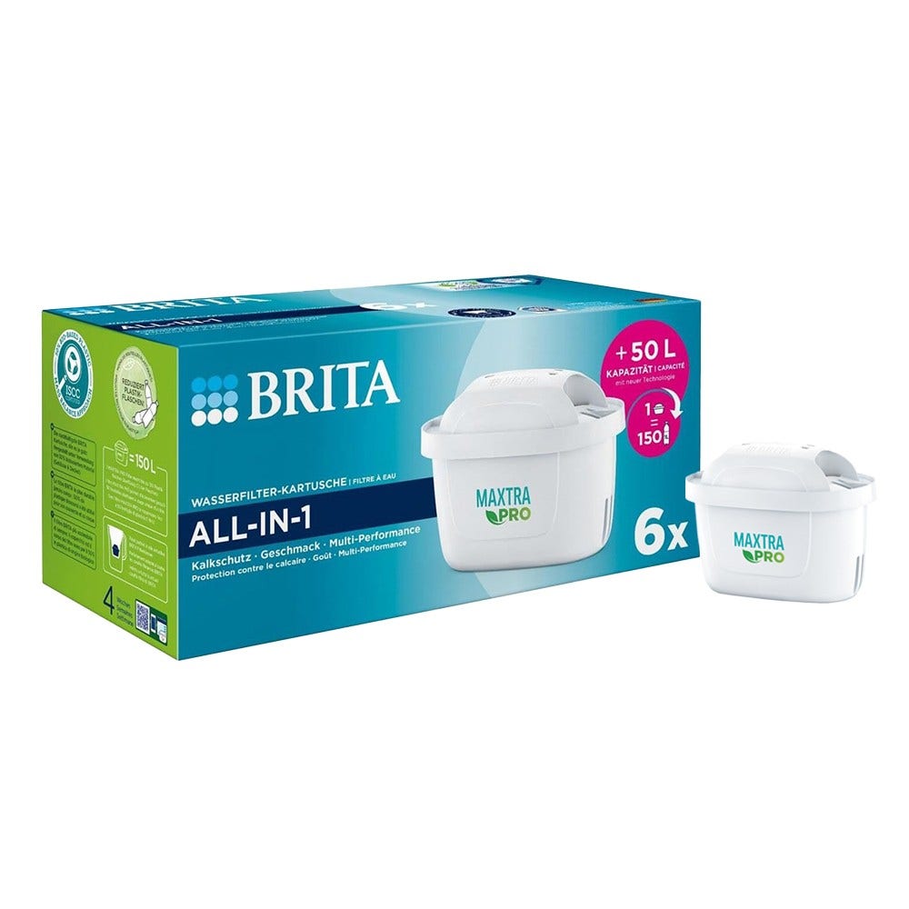 BRITA MAXTRA PRO PURE PERFORMANCE Wasserfilter 6-Pack (filtert PFAS)