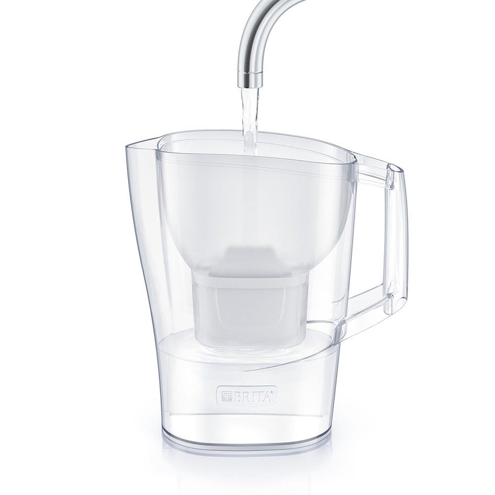 BRITA Aluna Wasserfilter Kanne 2.4L + 7 MAXTRA PRO Wasserfilter (filtert PFAS)