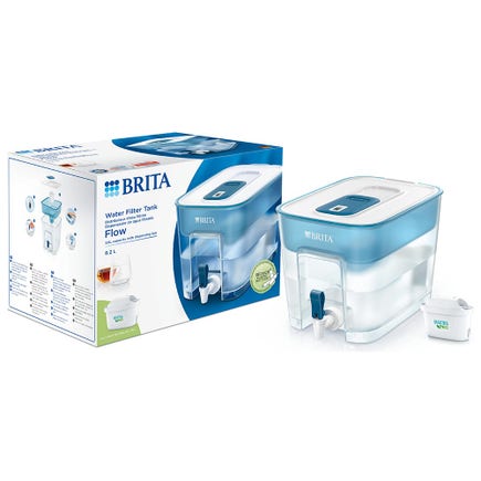 BRITA MAXTRA PRO Wasserfilter-Station Flow 8,2L Basic Blue 1051126