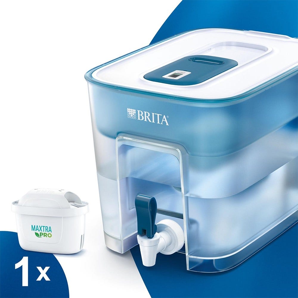 BRITA MAXTRA PRO Wasserfilter-Station Flow 8.2L Basic Blue 1051126