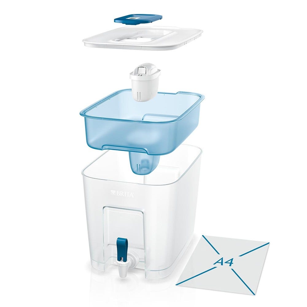 BRITA MAXTRA PRO Wasserfilter-Station Flow 8.2L Basic Blue 1051126