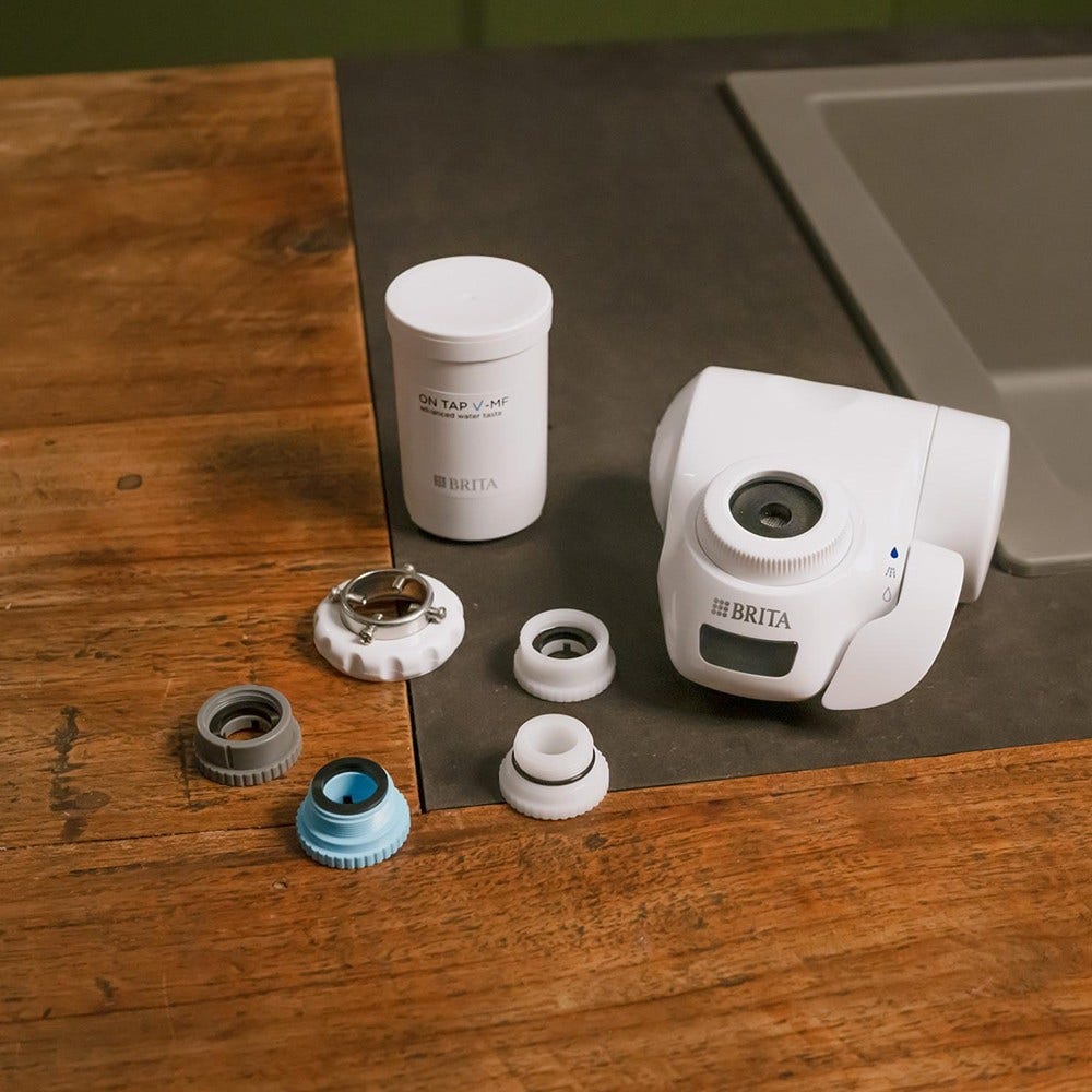 BRITA ON TAP Pro V-MF Wasserfiltersystem >0,5 Mikrometer (filtert PFAS) + 3 Filter