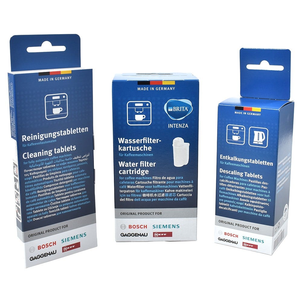 Gaggenau Pflegeset Wasserfilter + Reinigunstabletten + Entkalkungstabletten 