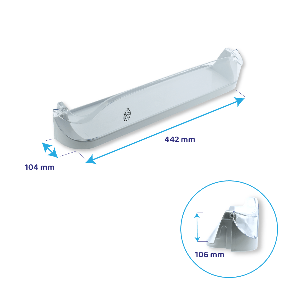 Hotpoint-Ariston Flaschenhalter für Kühlschrank 442x104mm / C00283225